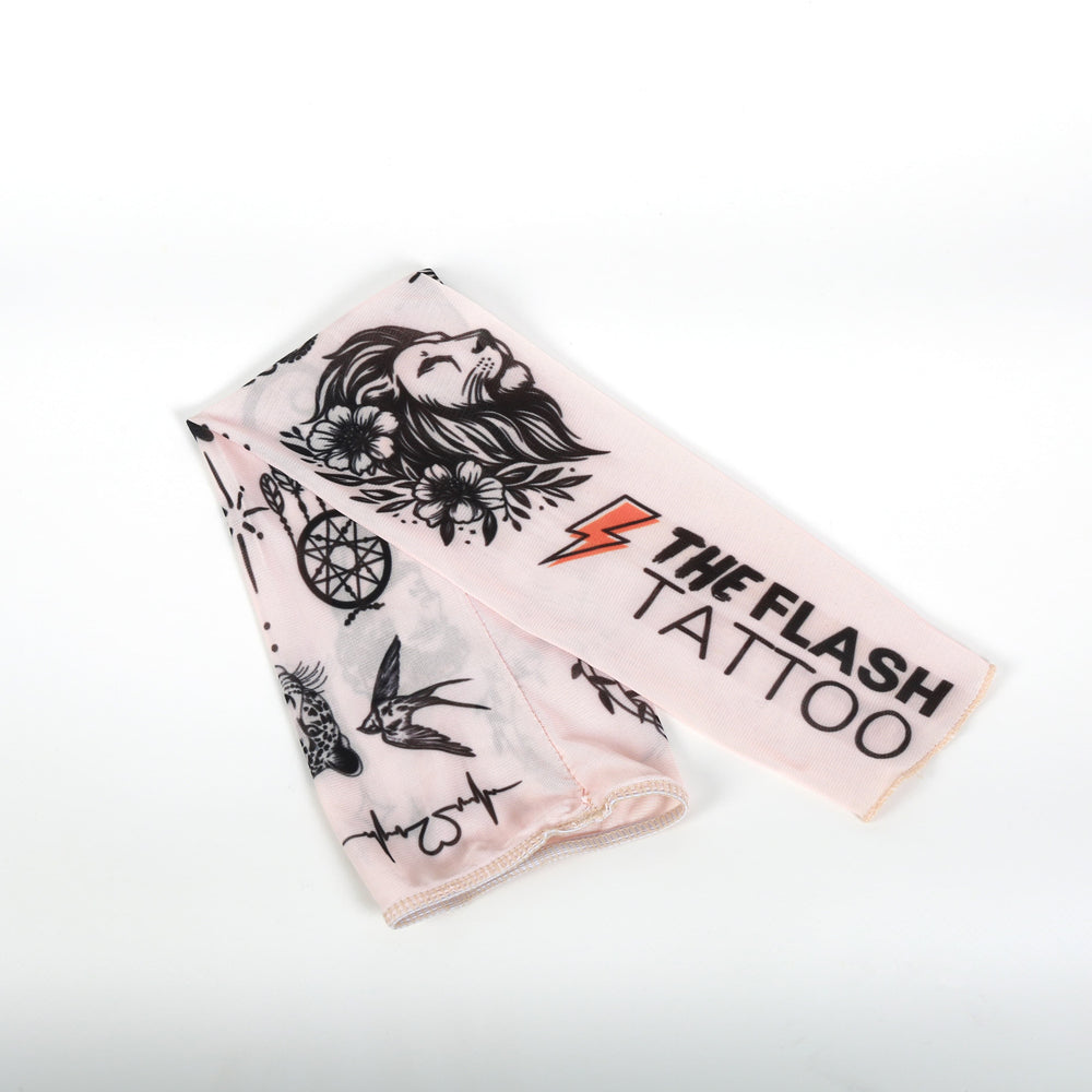 Détail manchette de bras The Flash Tattoo