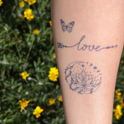 Minimalistischer Schmetterling