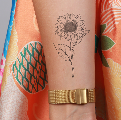 Sonnenblume Tätowierung