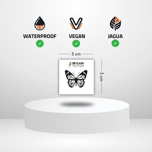 Minimalistischer Schmetterling