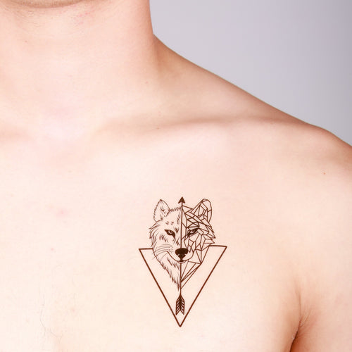 geometrischer Wolf 