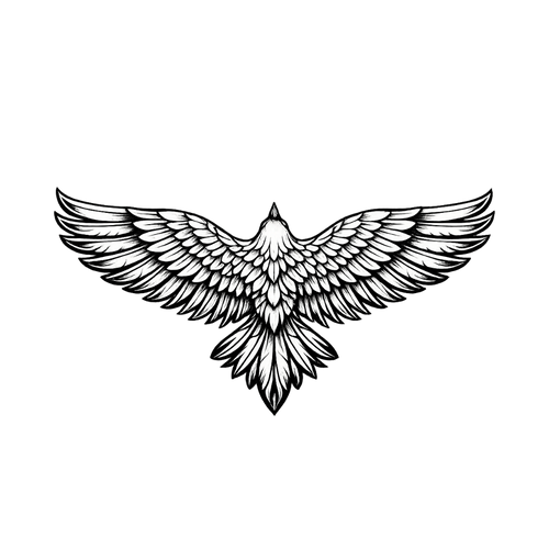 Ausgebreiteter Adler