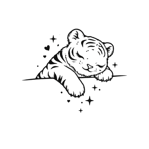 Tatouage bébé tigre