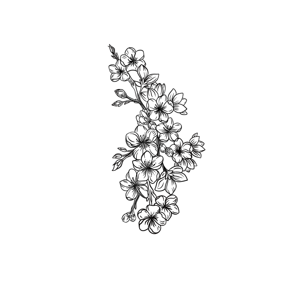 Kirschblüte Tätowierung