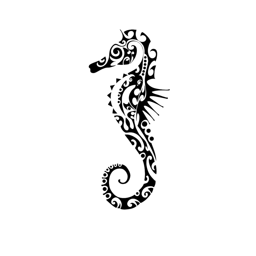 Tribal Seepferdchen