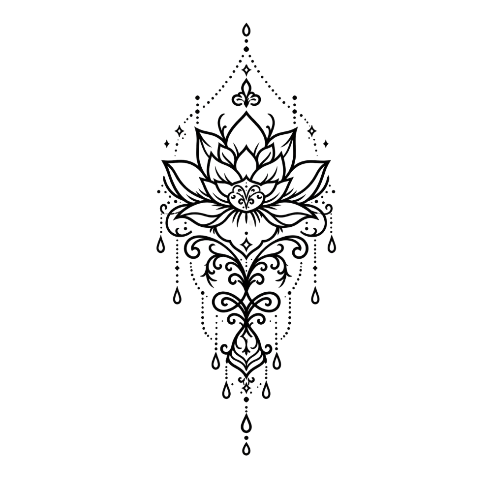 Heiliges Lotus-Mandala