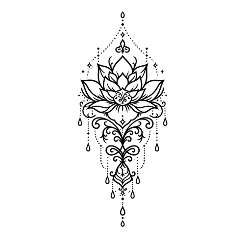 Heiliges Lotus-Mandala