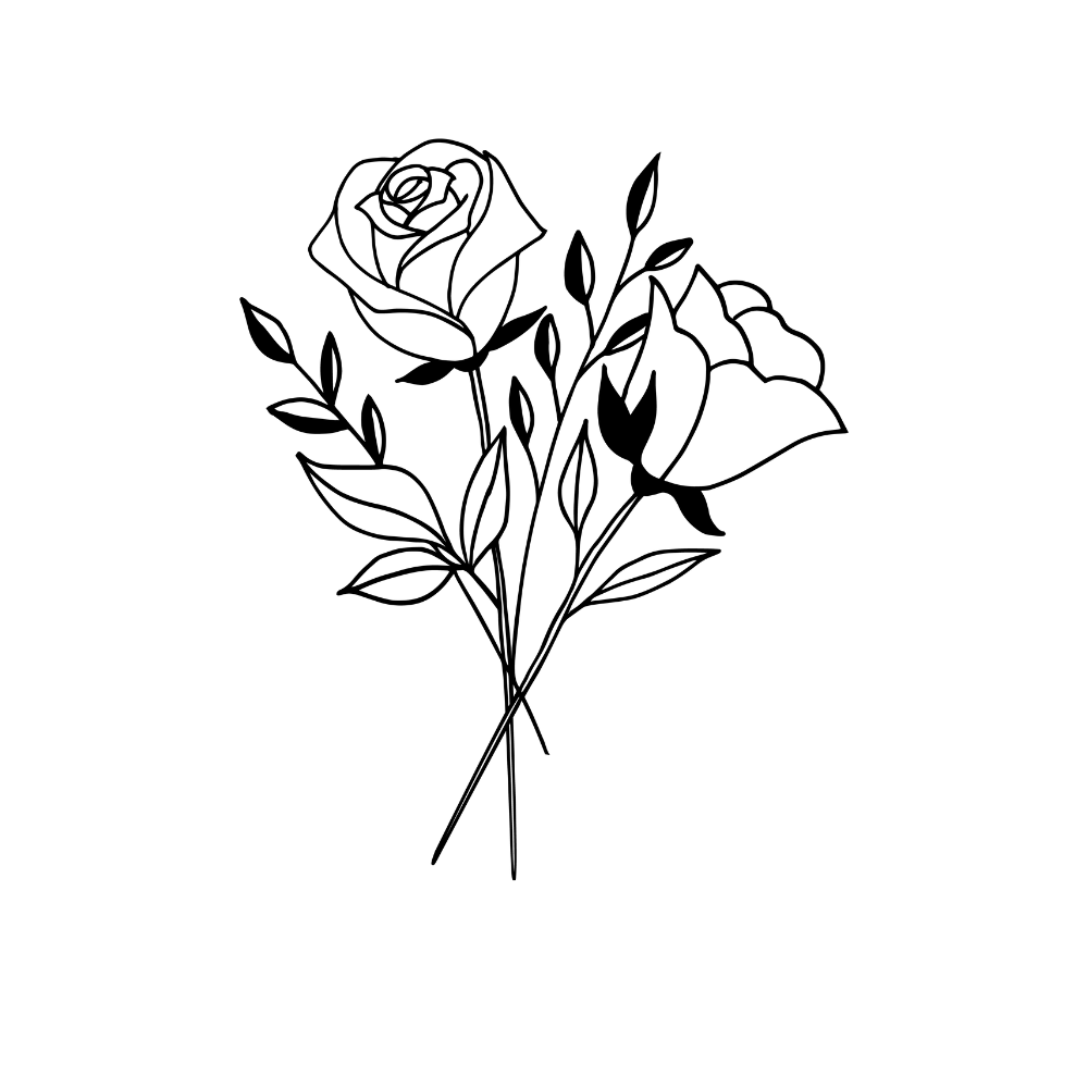 Strauß von Rosen
