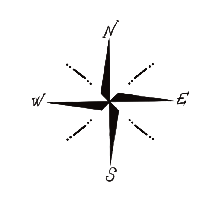 Kompass Tätowierung