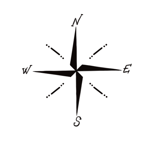 Kompass Tätowierung