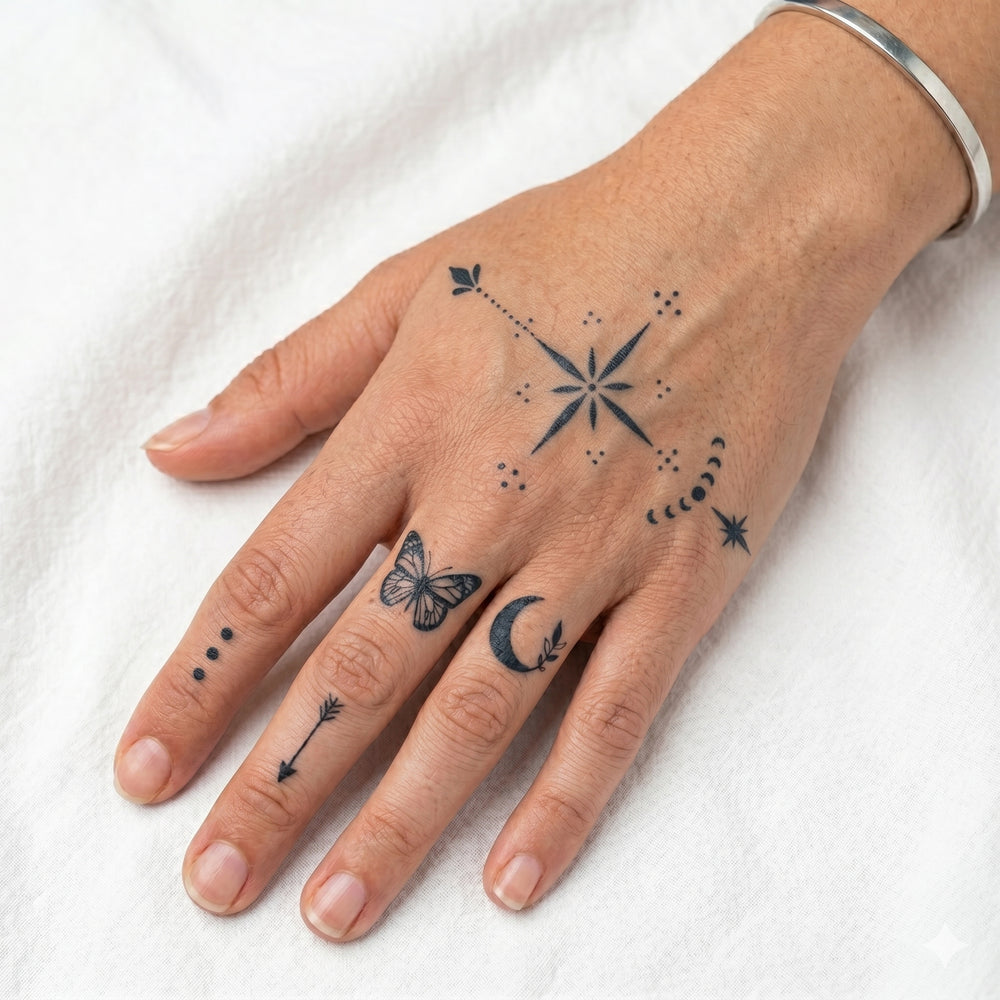 Finger Tätowierung