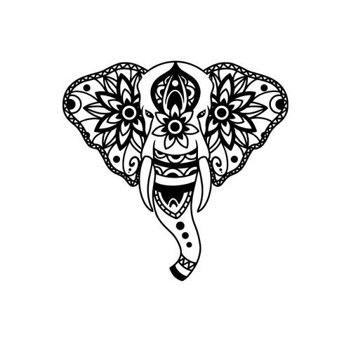 Elefantenmandala