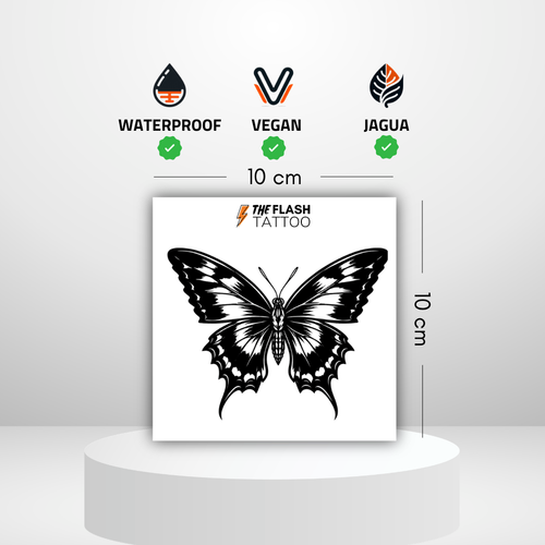Schwarzer Schmetterling