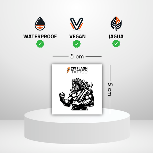 Tatouage temporaire zeus