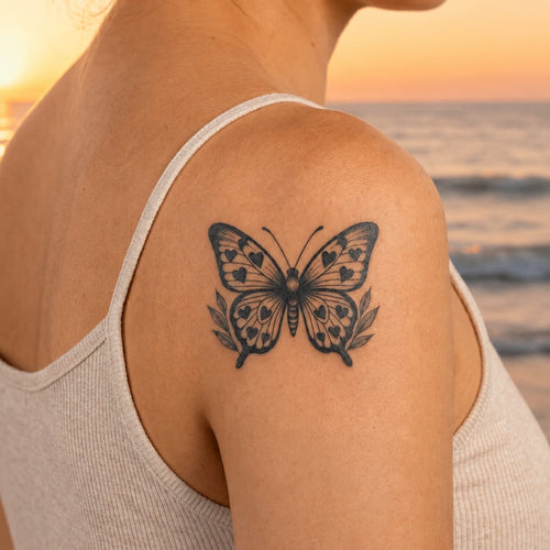 Schmetterling Herz