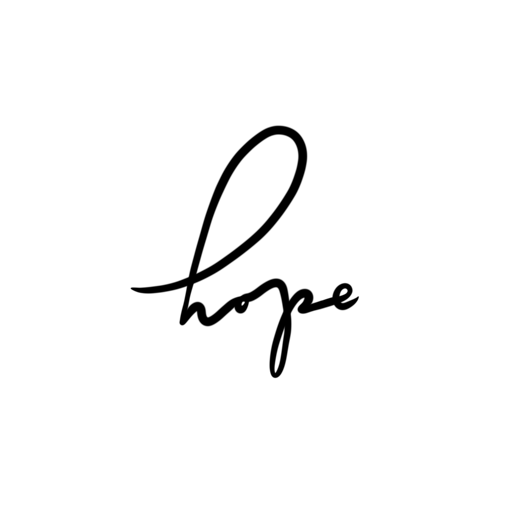 Minimalistische Hoffnung 