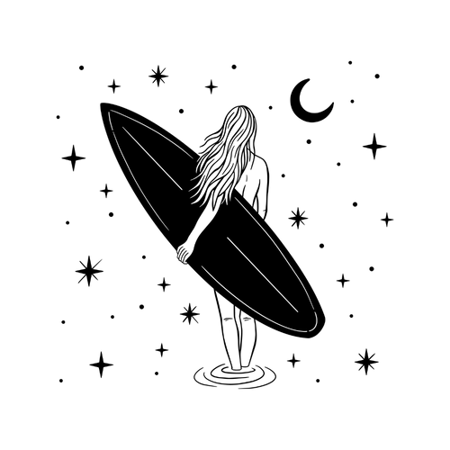 Kosmisches Surfen