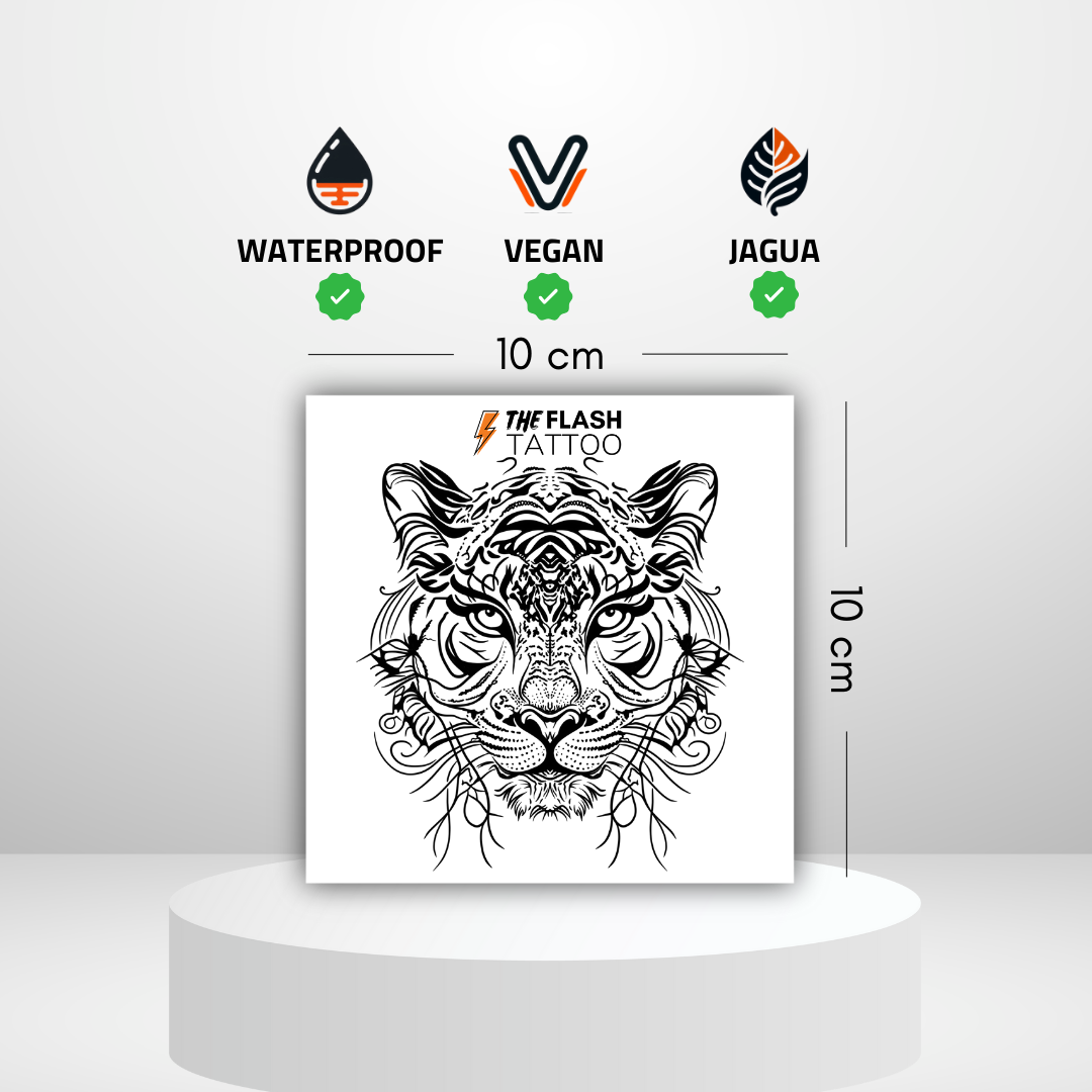 Temporäre Tattoos „Mandala“ – Vegan, Wasserfest, Halten Bis Zu 2 Wochen, Einfach Anzuwenden, Perfekt Für Festival & Party